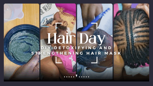 DIY Detoxifying and Strengthening Hair Mask