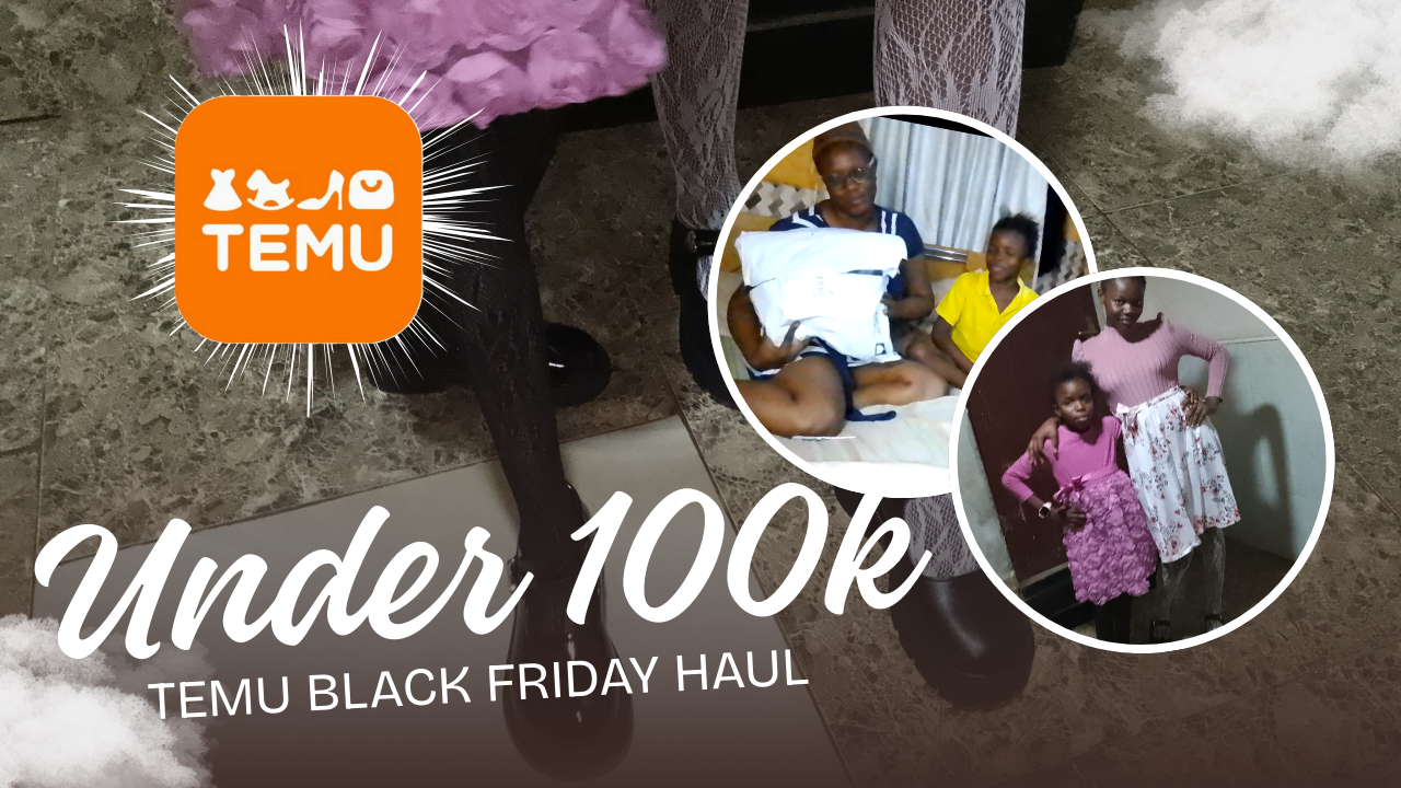 temu black friday christmas haul