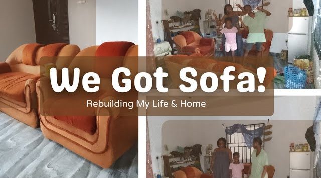 Building My Home One Piece at a Time as a Single Mum (My First Living Room Sofa)