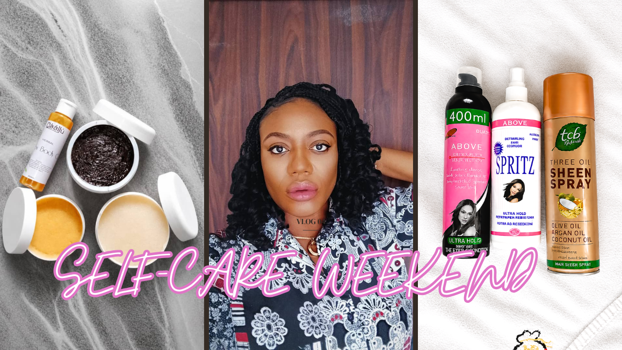 Self-Care Weekend Reset: Skincare, Box Braids Refresh & DIY Nails at Home